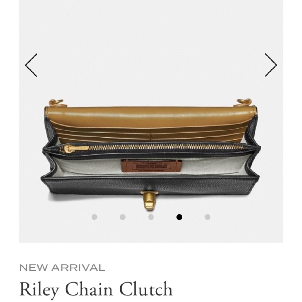Coach Riley Chain Clutch - Picture 5 of 8